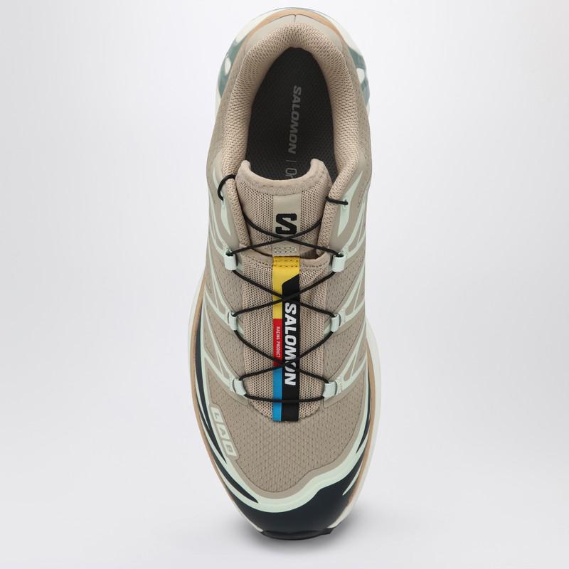 Salomon Sneaker XT-6 Oxford tan/Carbon/Clearly Aqua - Casual