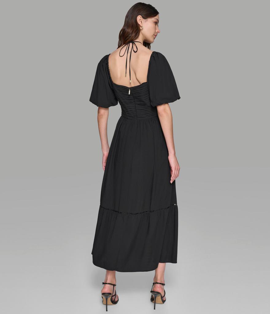 Karl Lagerfeld Paris SHORT SLEEVED TIERED MAXI DRESS