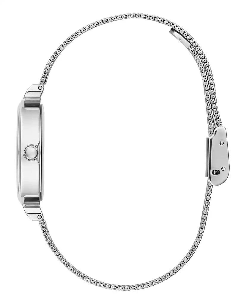 GUESS Women's Analog Silver Tone Stainless Steel and Mesh Watch, 28mm 2
