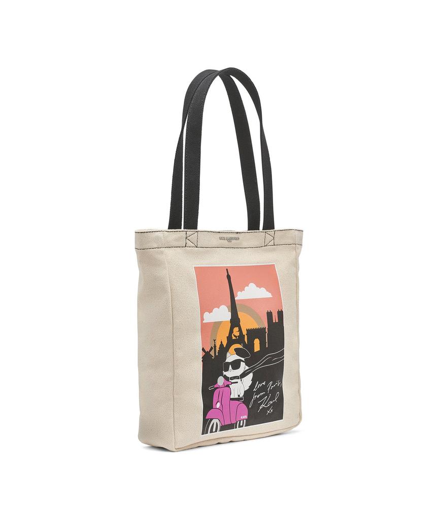 Karl Lagerfeld Paris CANNES CANVAS NORTH SOUTH TOTE