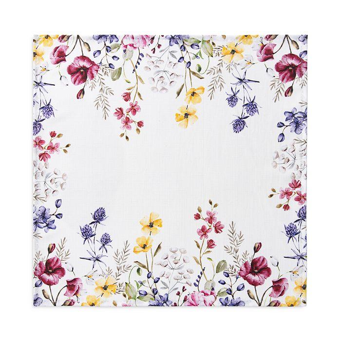 Elrene Home Fashions Wildflower Napkins, Set of 4