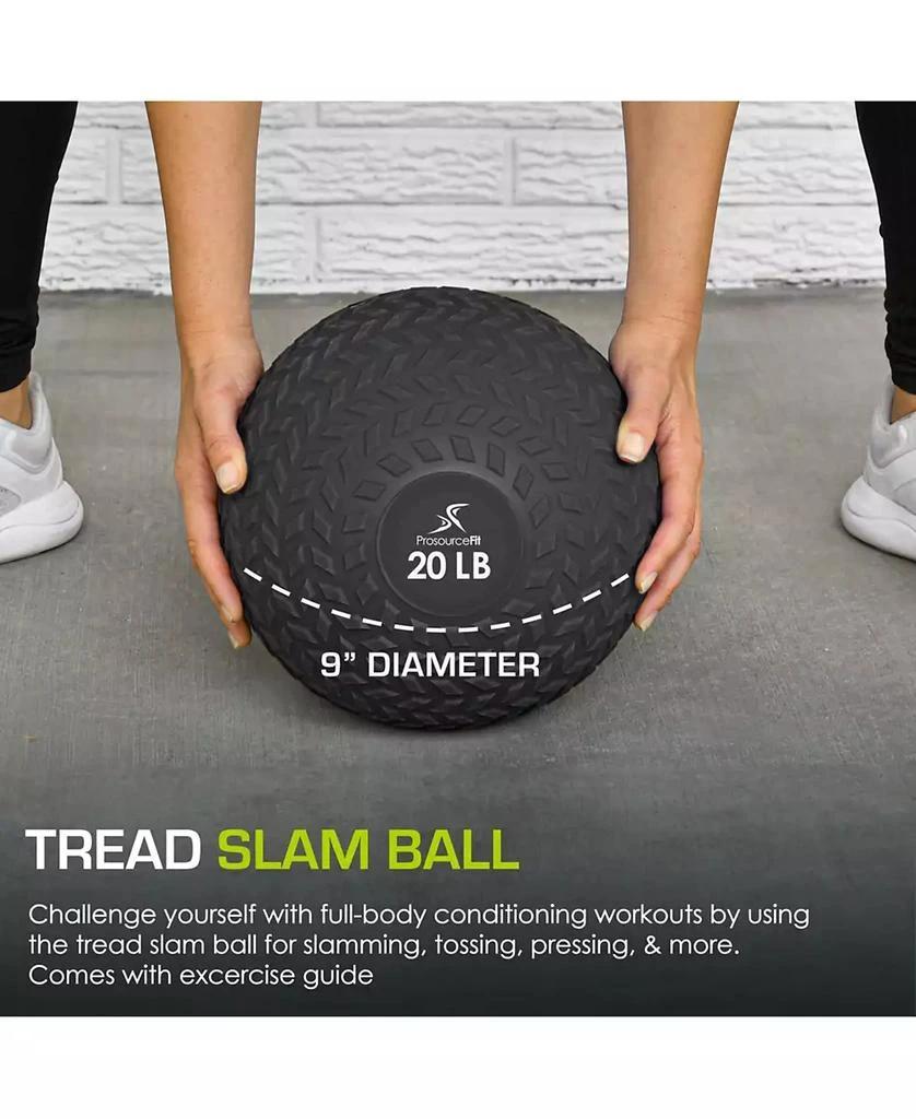 ProsourceFit Tread Slam Ball 20 lb 3