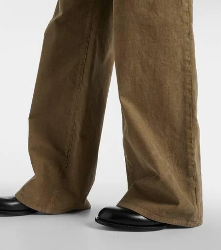 The Row Eglitta cotton corduroy wide-leg pants 5