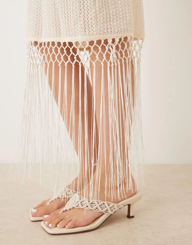 cream backless midi dress Shona Joy La Lune Backless Midi Dress in Cream – Coco & Lola main image 0