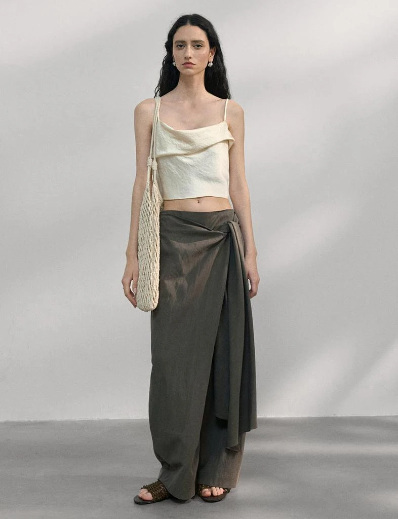 Pixie Market Side-Tie Wrap Pants 2