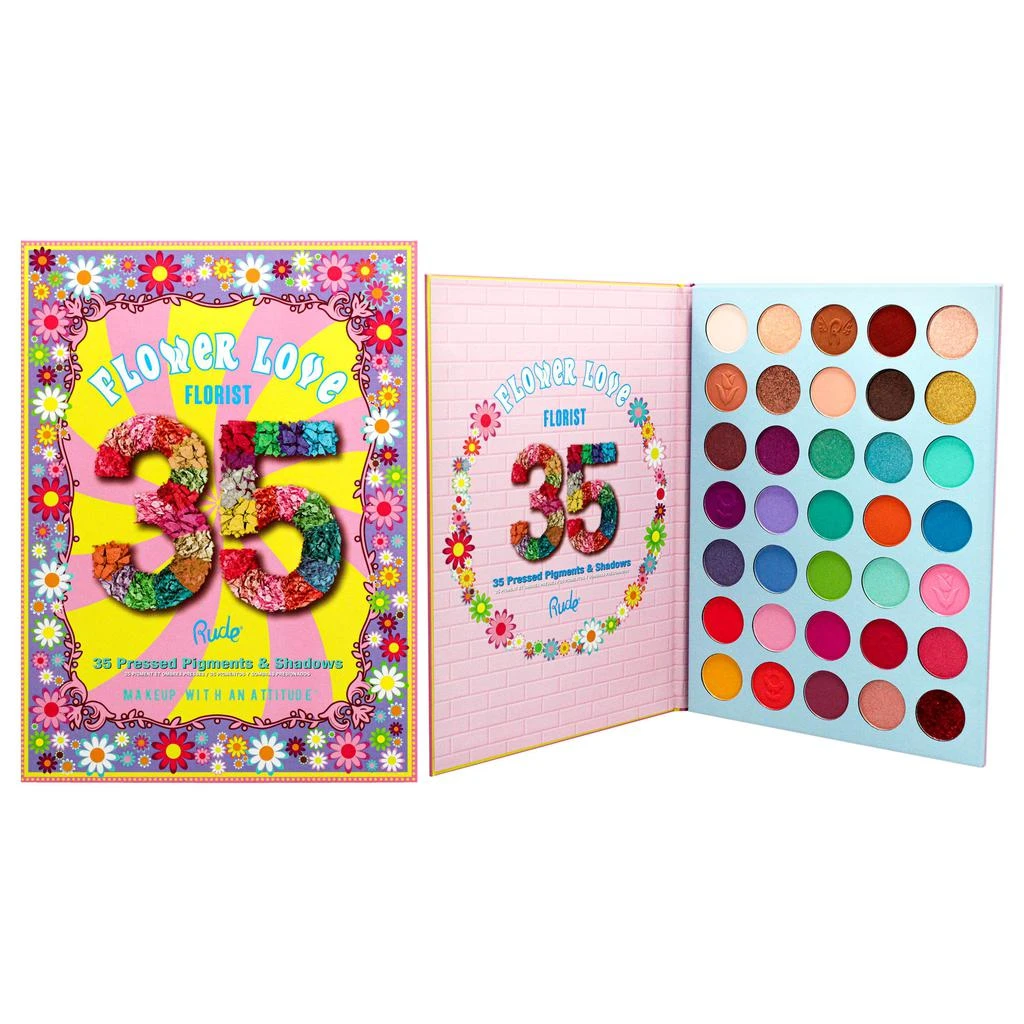 Rude Cosmetics Flower Love 35 Eyeshadows Palette - Florist by  for Women - 1.34 oz Eye Shadow 1