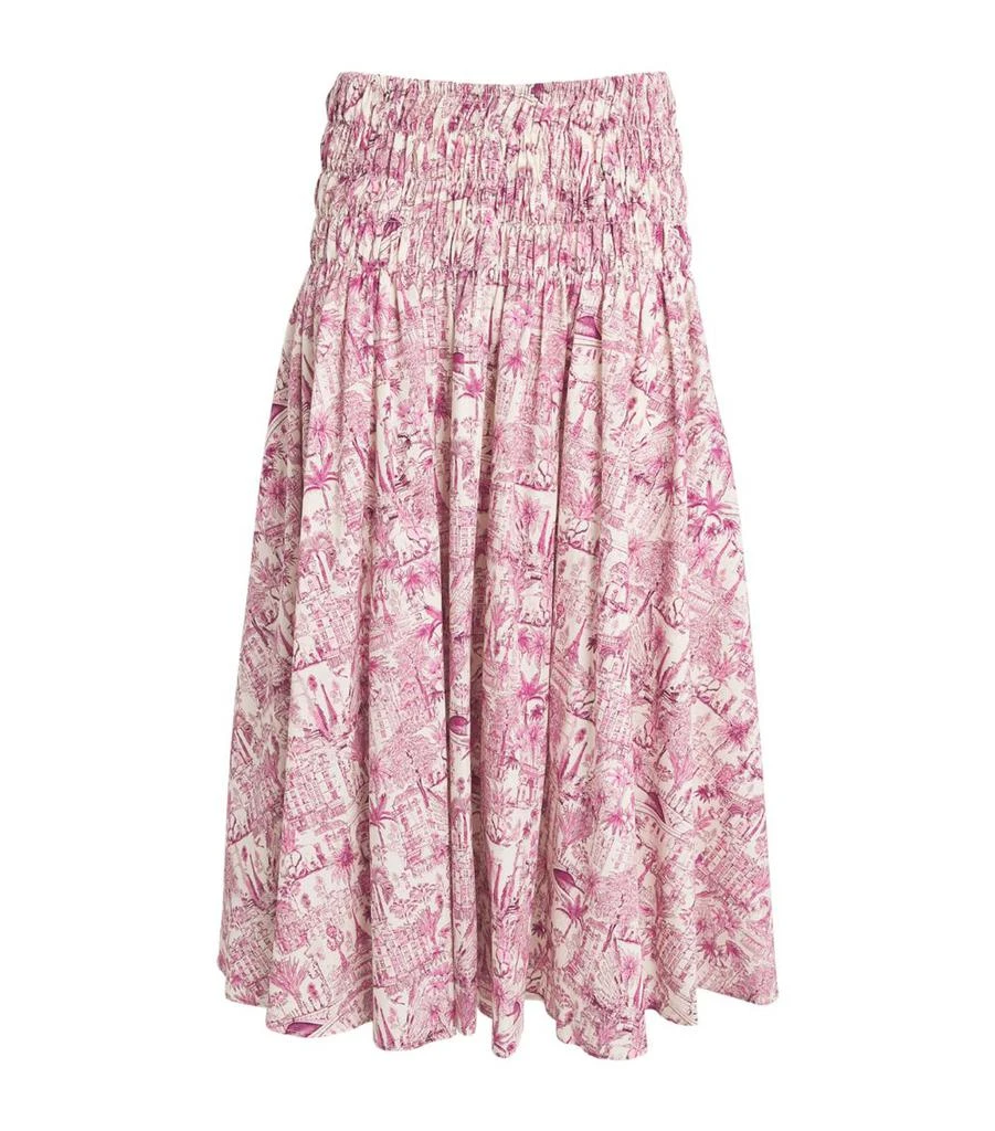Maje Cotton Midi Skirt 1
