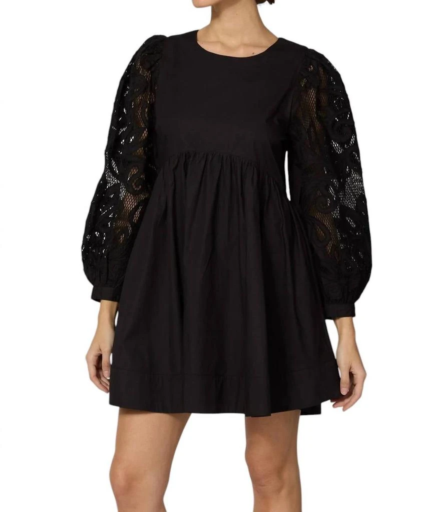 Cleobella Nikita Mini Dress In Black 1