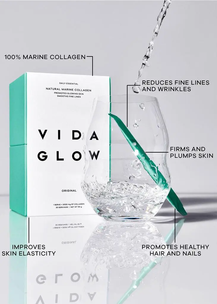 Vida Glow Natural Marine Collagen Sachets Original 4