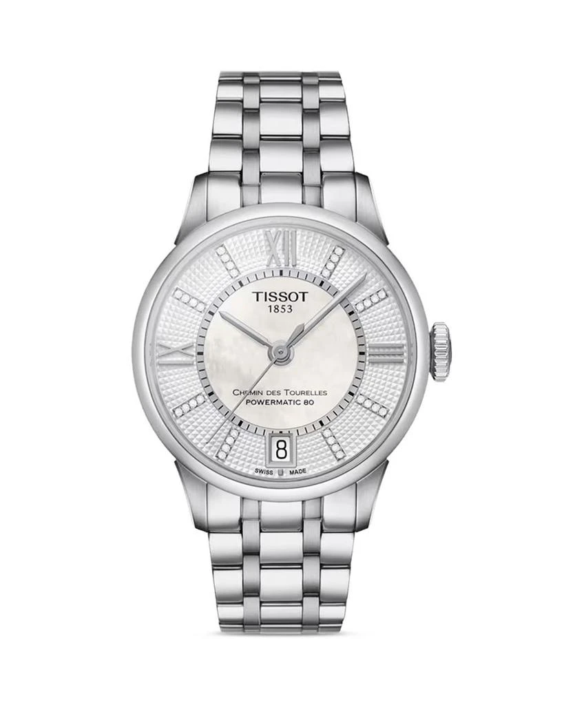Tissot Chemin des Tourelles Powermatic 80 Watch, 32mm 1