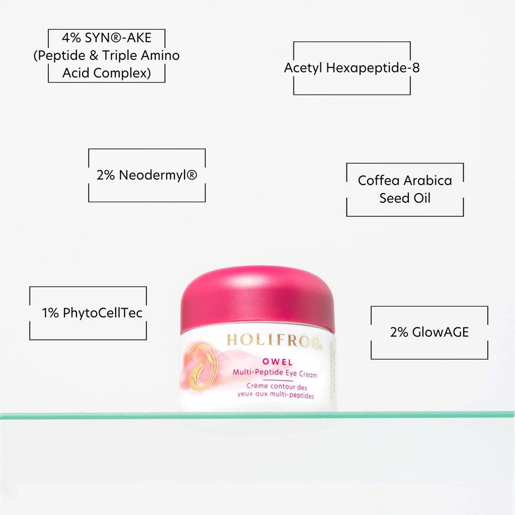 HoliFrog HoliFrog Owel Multi-Peptide Eye Cream 0.5 fl. oz 5