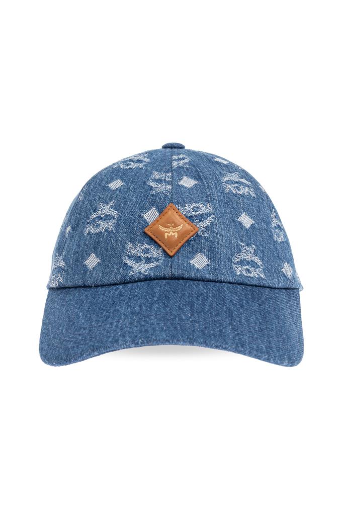MCM クラシック キャップ - ヴィセトス MCM Men Adjustable Classic Cap in Vintage Denim Jacquard