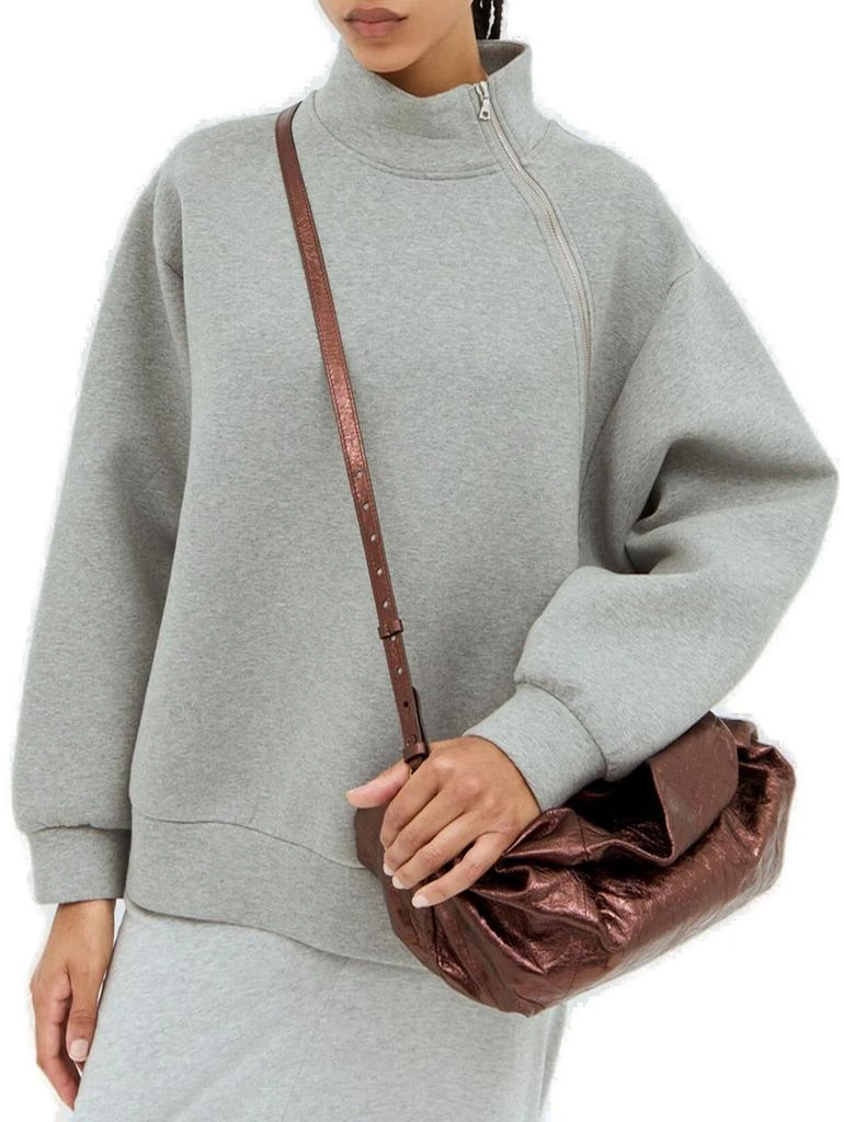 Dries Van Noten Dries Van Noten Twist Metallic Medium Handbag 1