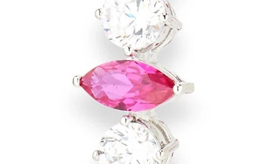Nadri Leah CZ Statement Hoop Earrings 4