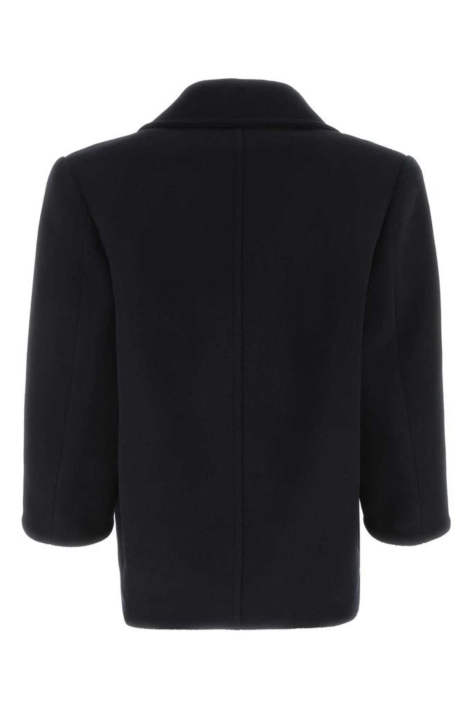 Yves Saint Laurent Saint Laurent Double-Breasted Oversized Peacoat 2