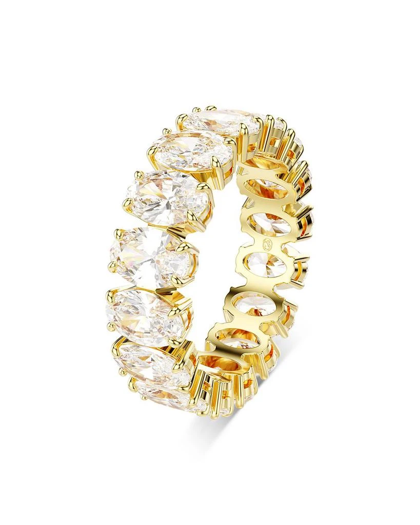 Swarovski Matrix Oval Crystal Eternity Ring 2