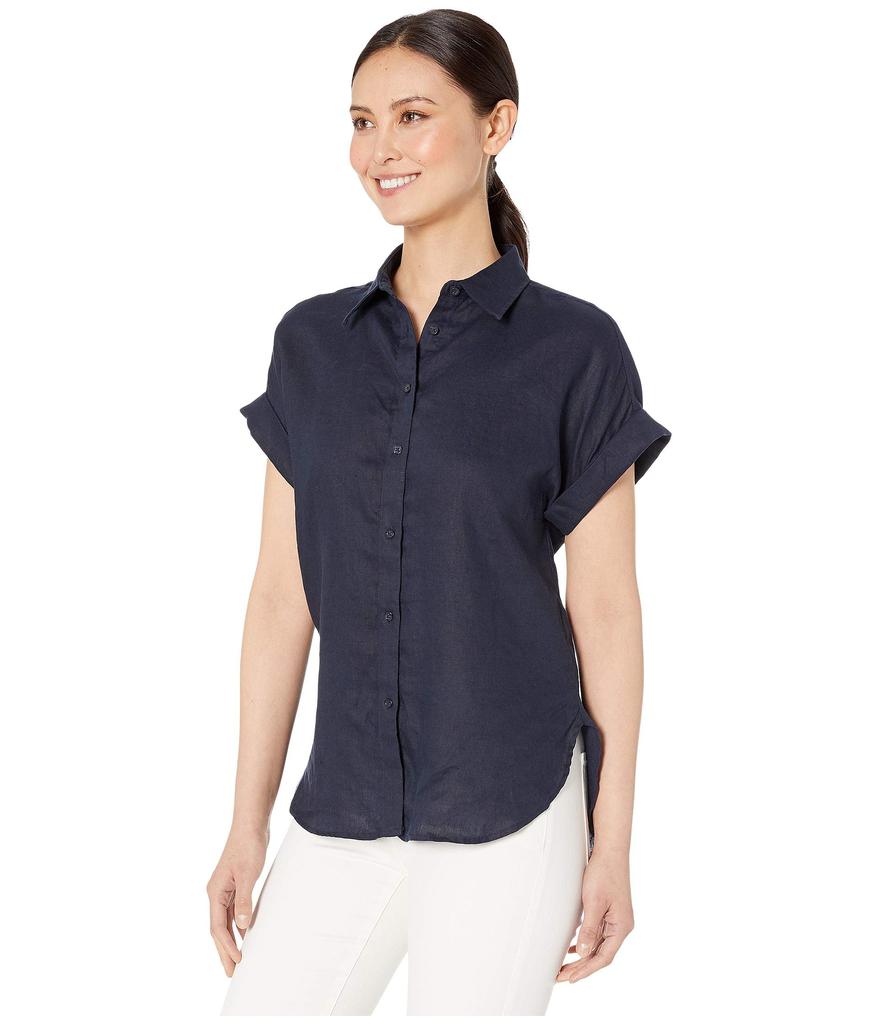 Ralph Lauren Linen Dolman-Sleeve Shirt