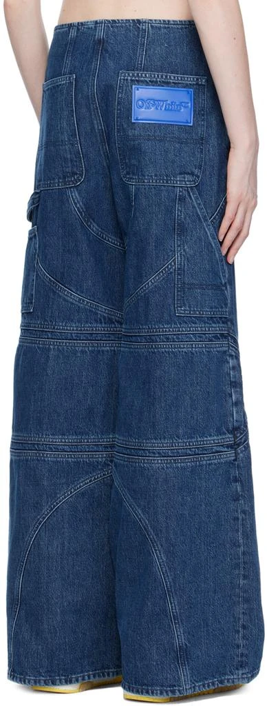 Off-White Navy Hammer Loop Jeans 3