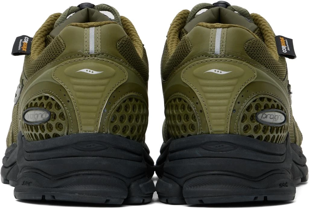 Saucony Khaki ProGrid Triumph 4 Gorpcore Sneakers 2
