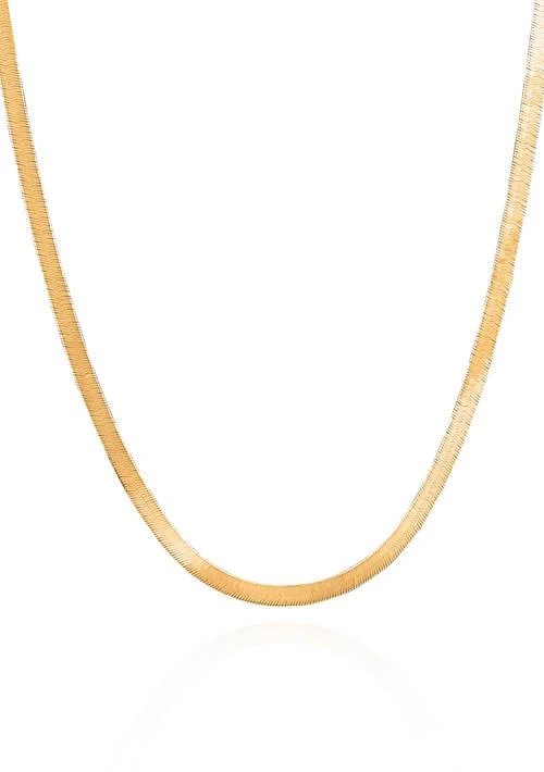 Belk 
Co. 14k Yellow Gold Herringbone Necklace