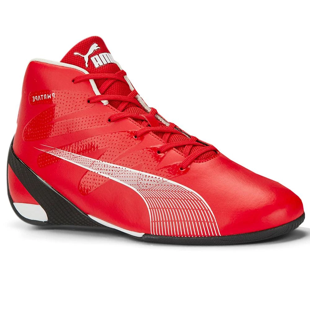 Puma Scuderia Ferrari Carbon Cat Mid Lace Up Sneakers 2