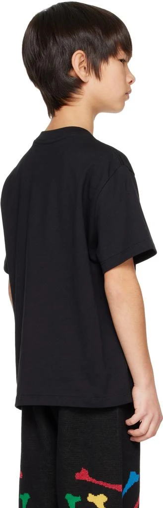AMIRI Kids Black Staggered Sequin T-shirt 3