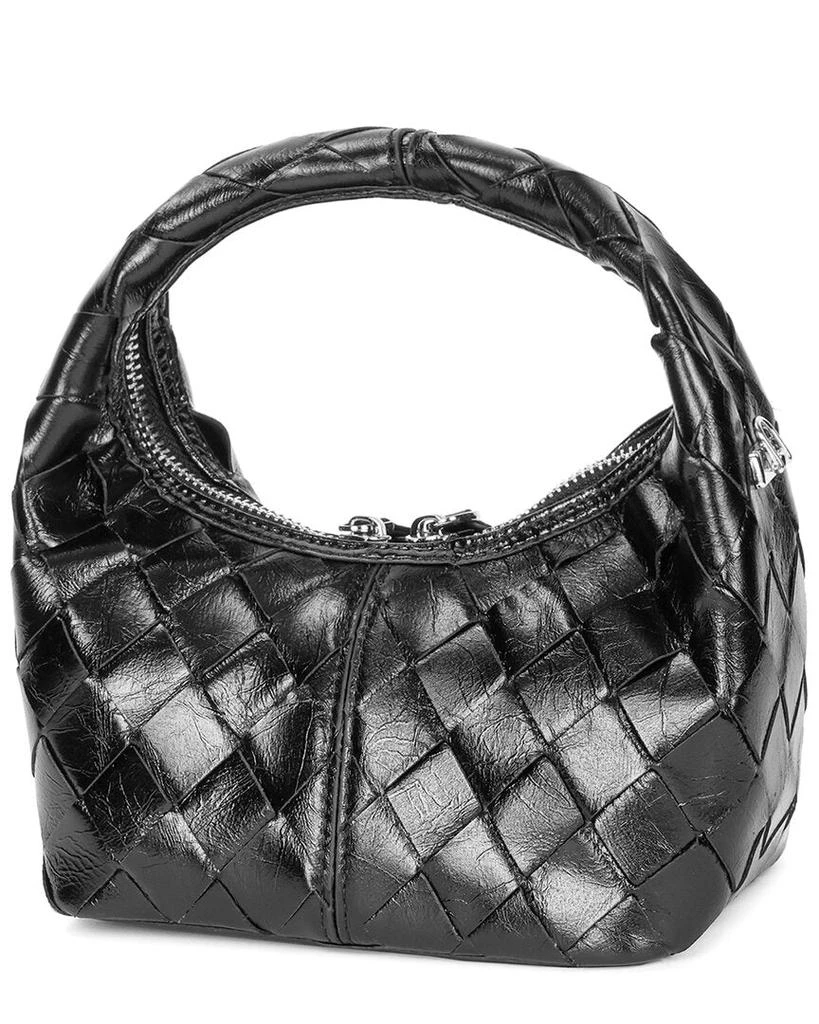 Tiffany & Fred Paris Woven Leather Crossbody Bag 2