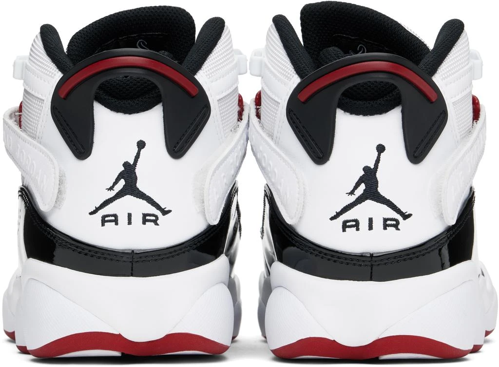 Jordan White & Black 6 Rings Sneakers 2