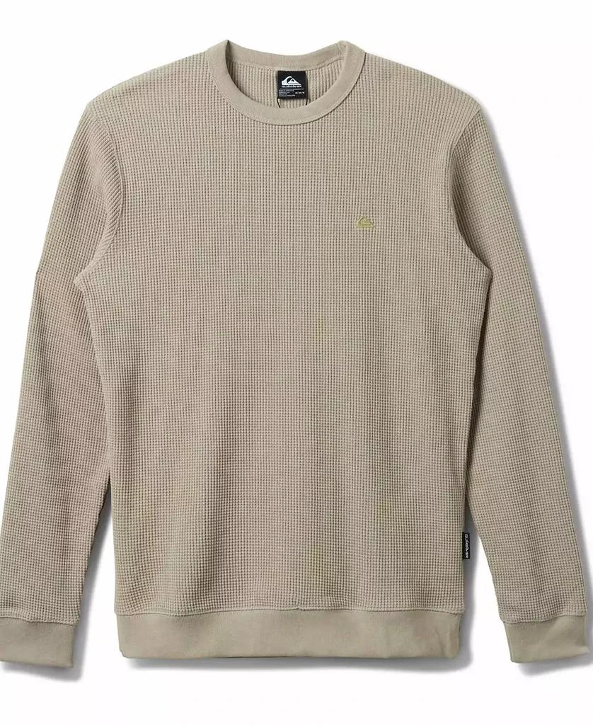 Quiksilver Men's Flanders Waffle Crew Long Sleeve Shirt 1