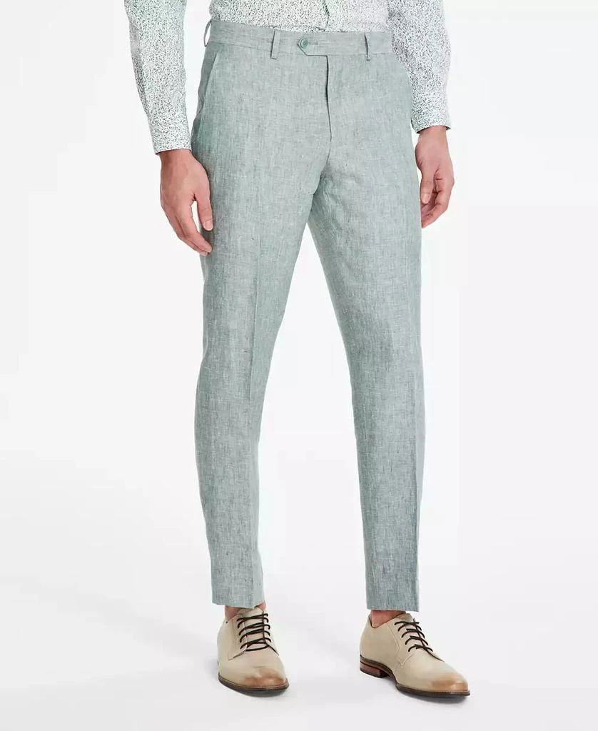 Bar III Men's Slim-Fit Linen Suit Pants, Created for Macy's 1