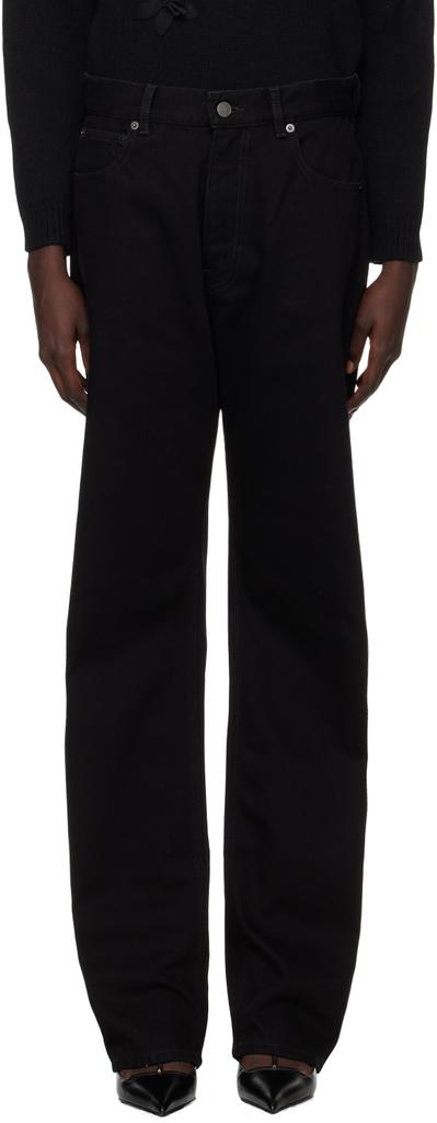 【関税込み】Valentino ブラック ファイブポケット ジーンズ Valentino Black Five-Pocket Jeans - Pants - BeyondStyle
