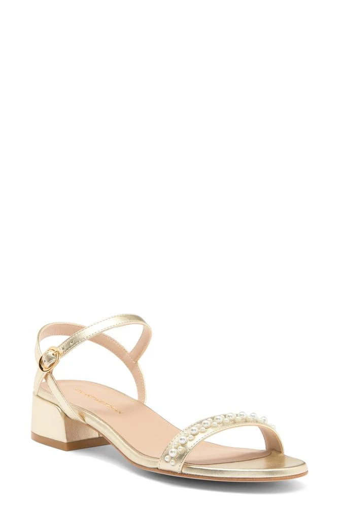 Stuart Weitzman Dancer Demipearl Sandal 1