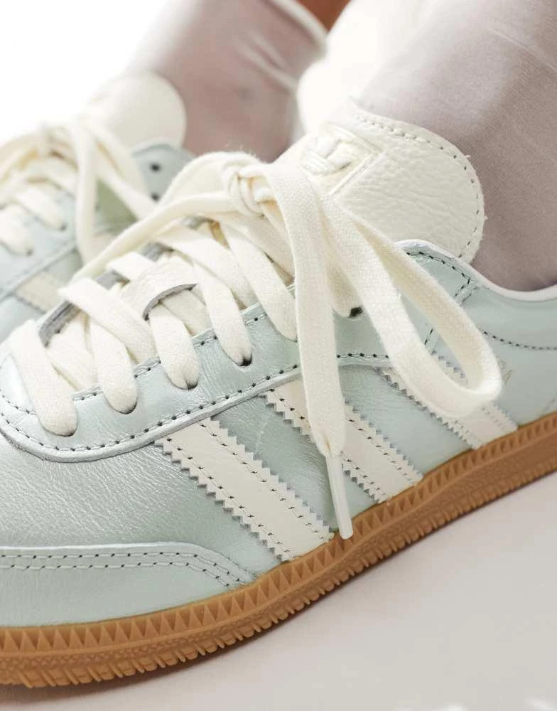 Adidas adidas Originals Samba trainers in metallic 4