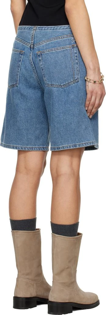 Still Here Blue Cool Denim Shorts 3