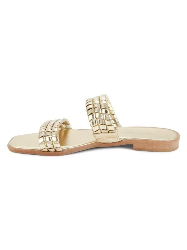 BCBGeneration Lara Metallic Flat Sandals 4