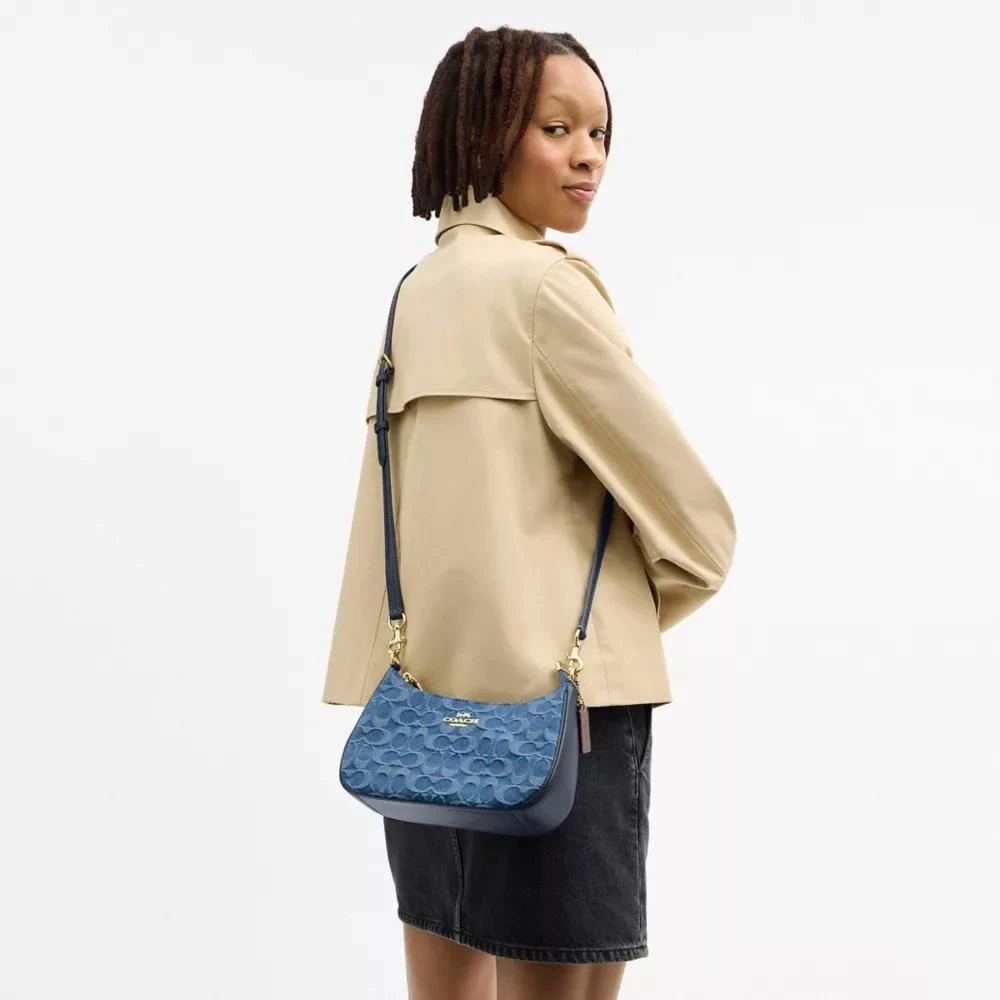 Coach Teri Shoulder Bag In Signature Denim 2