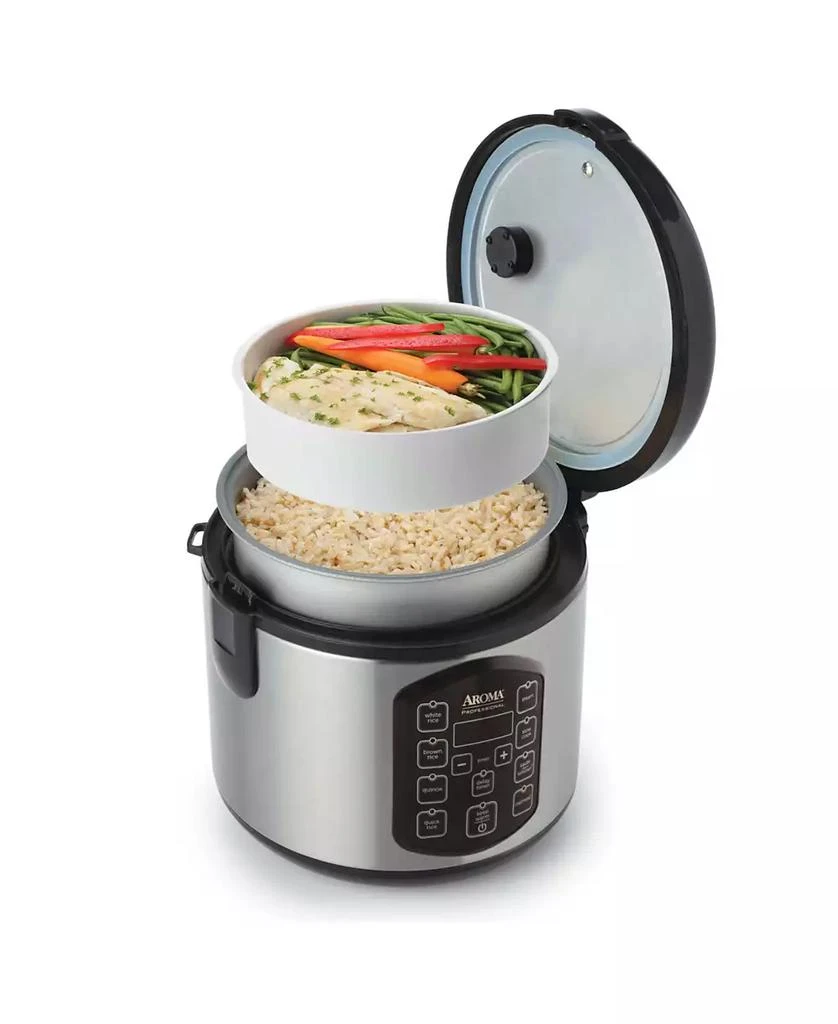 Aroma ARC-954SBD 8 Cup Cooked Digital Rice Cooker, Multicooker Food Steamer 1