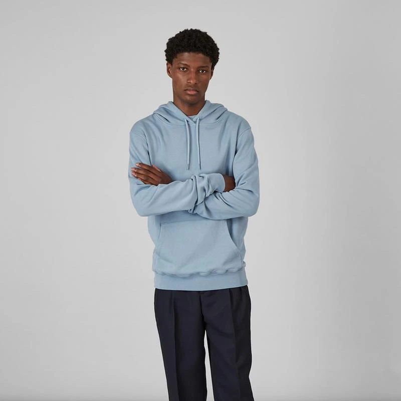 L'Exception Paris Thick hoodie in organic cotton Faded Denim L'EXCEPTION PARIS 3
