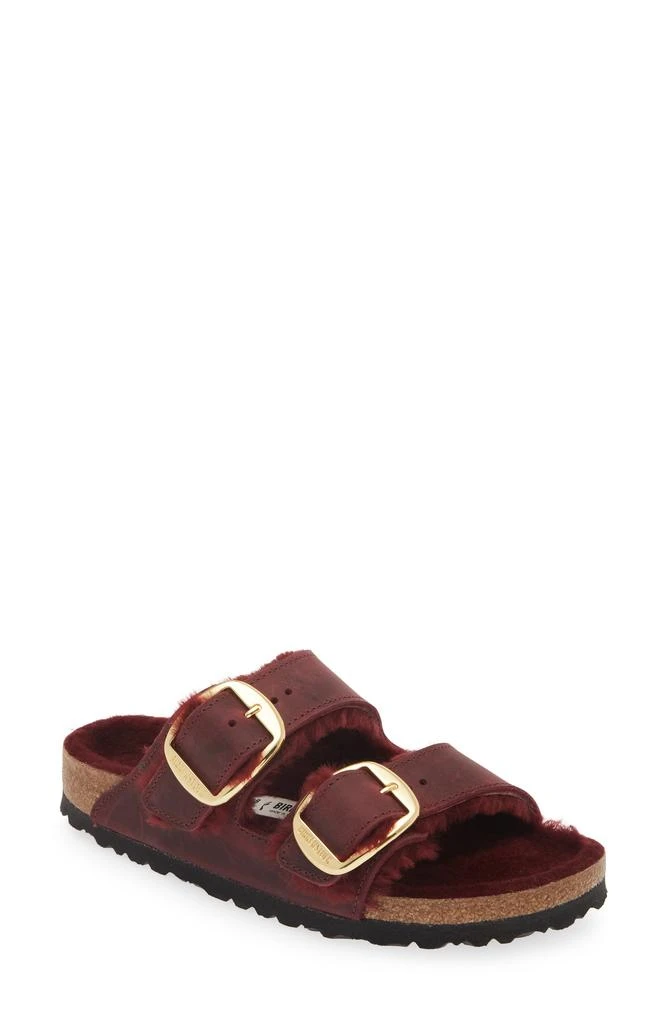 Birkenstock Arizona Big Buckle Genuine Shearling Lined Sandal 1