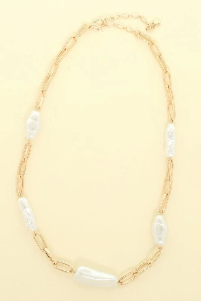TRUEDAMES Baroque Pearl Necklace
