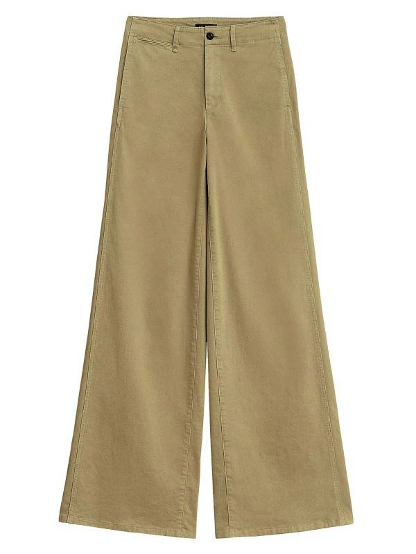 Rag & Bone Sofie Wide-Leg Chino Pants 4