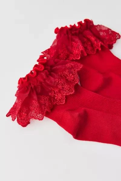 Urban Outfitters Ruffle Ribbed Crew Sock 5