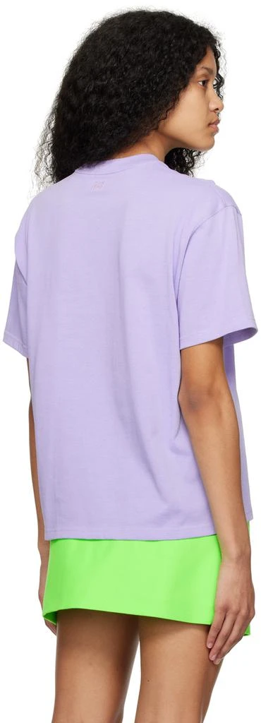 AMI Paris SSENSE Exclusive Purple Ami de Cœur T-Shirt 3