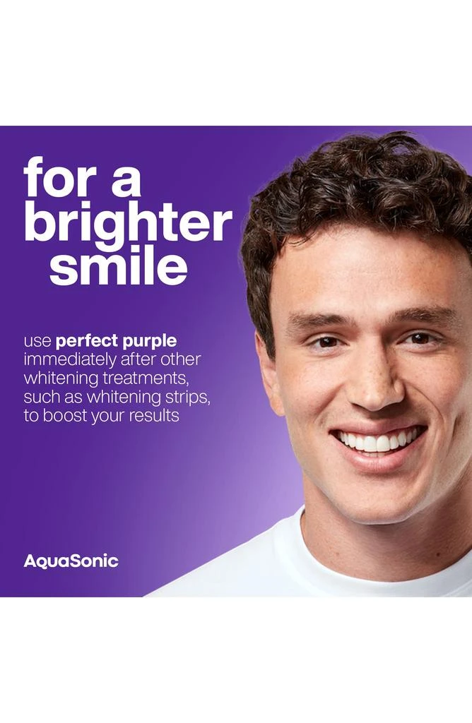 AquaSonic Purple Toothpaste Duo 3