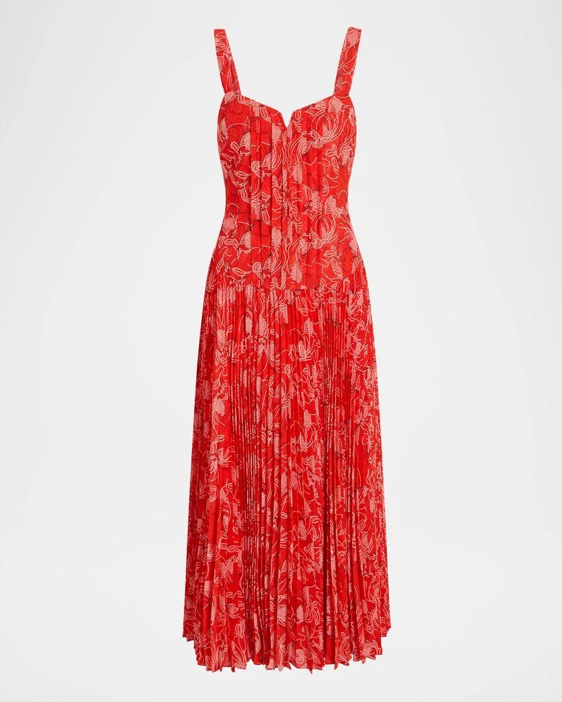 Cinq  Sept Botanical Floral Pascual Dress - Bisou Multi