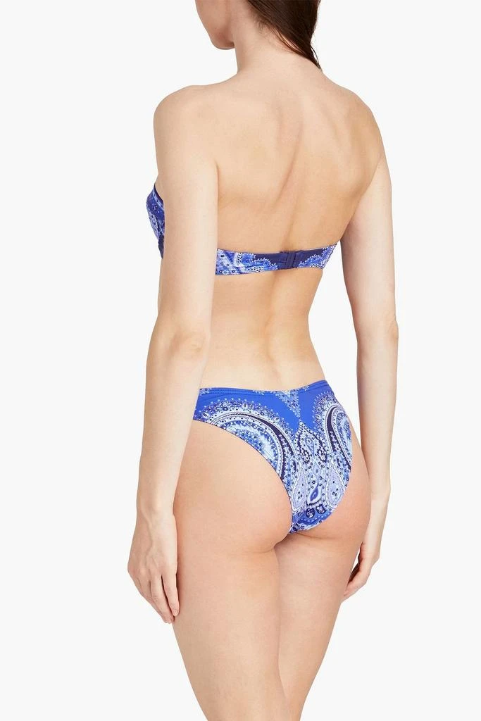 Zimmermann Paisley-print underwired bandeau bikini top 3