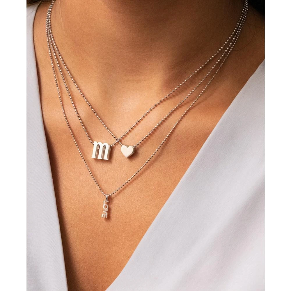 Alex Woo Mini Love Charm Pendant in Sterling Silver 2