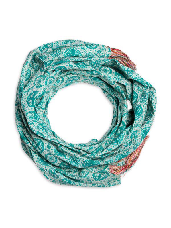 TAJ HOTEL Kantha Embroidered Scarf