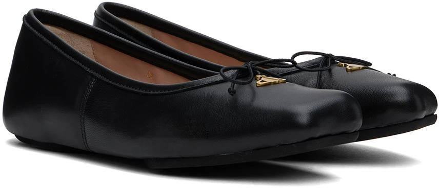 Vivienne Westwood Black Brigitte Ballerina Flats 4