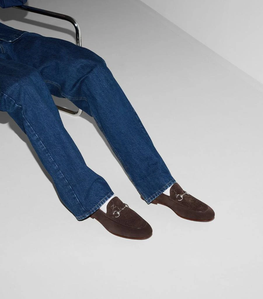 Gucci Suede Horsebit Loafers 5